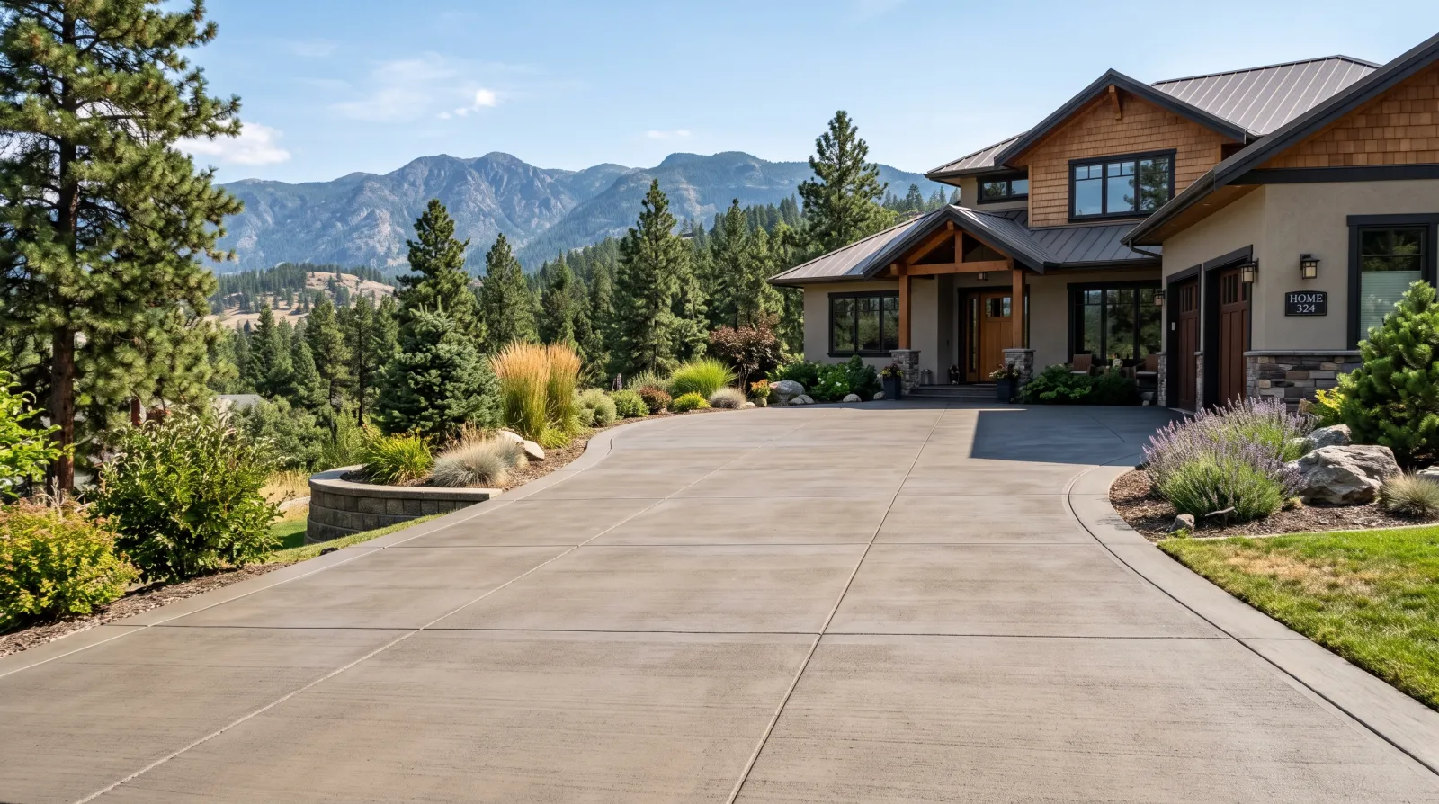 A sealed concrete driveway in Kelowna that passed the checklist
